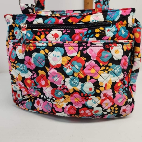 Waverly Insprirations Floral Bag with several pockets EUC - Picture 5 of 5